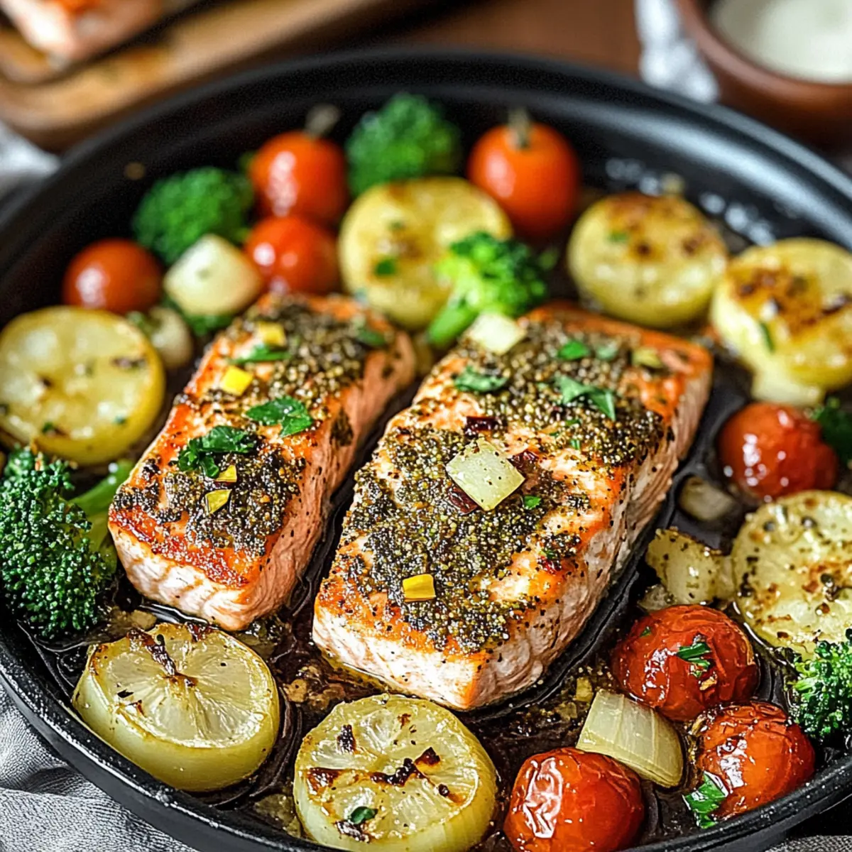 Za'atar Garlic Salmon