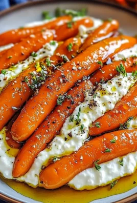 Roasted Carrots with Whipped Ricotta and Hot Honey