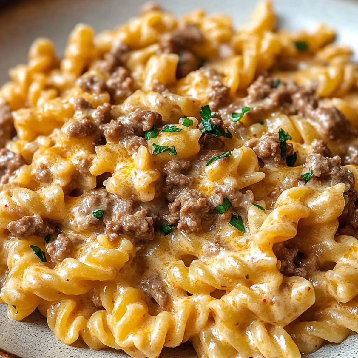 Creamy Beef Pasta