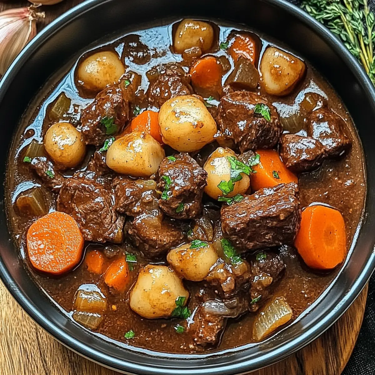 Classic Beef Bourguignon
