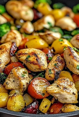 Healthy Chicken and Vegetables Skillet
