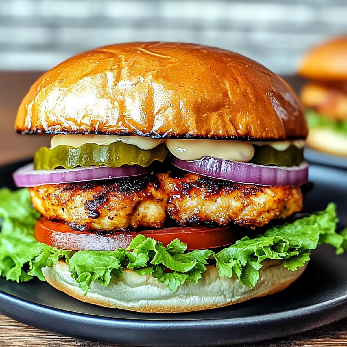 Spicy Chipotle Chicken Burger