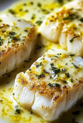 Baked Cod in Coconut Lemon Cream Sauce