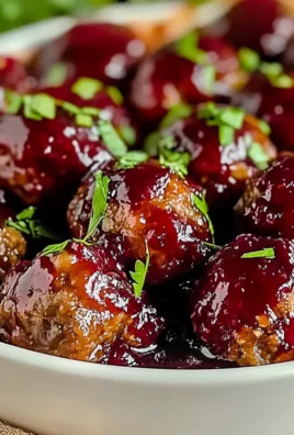 Quick Cranberry Meatballs (Christmas Recipe)