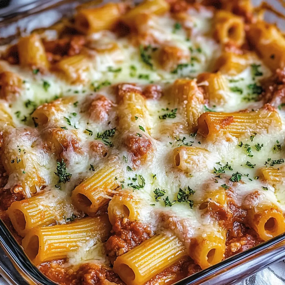 Baked Rigatoni Recipe