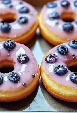 Baked Blueberry Donuts