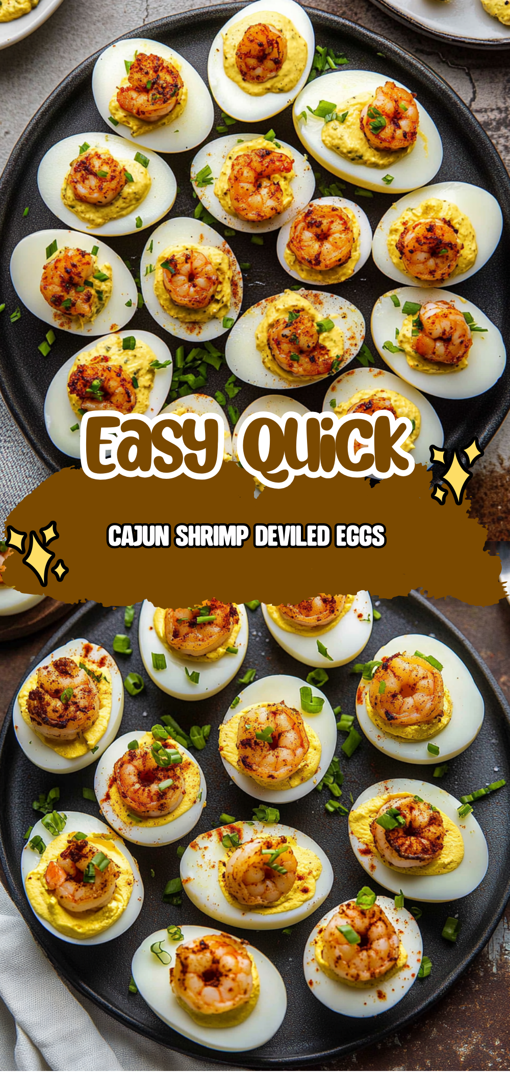 Cajun Shrimp Deviled Eggs