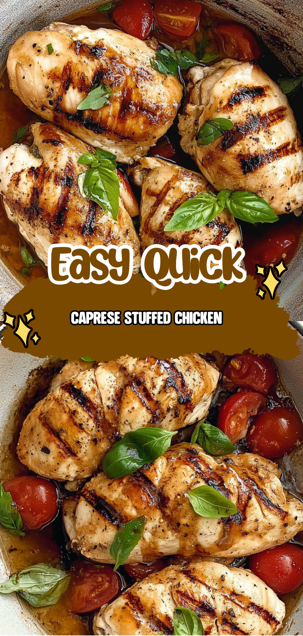 Caprese Stuffed Chicken
