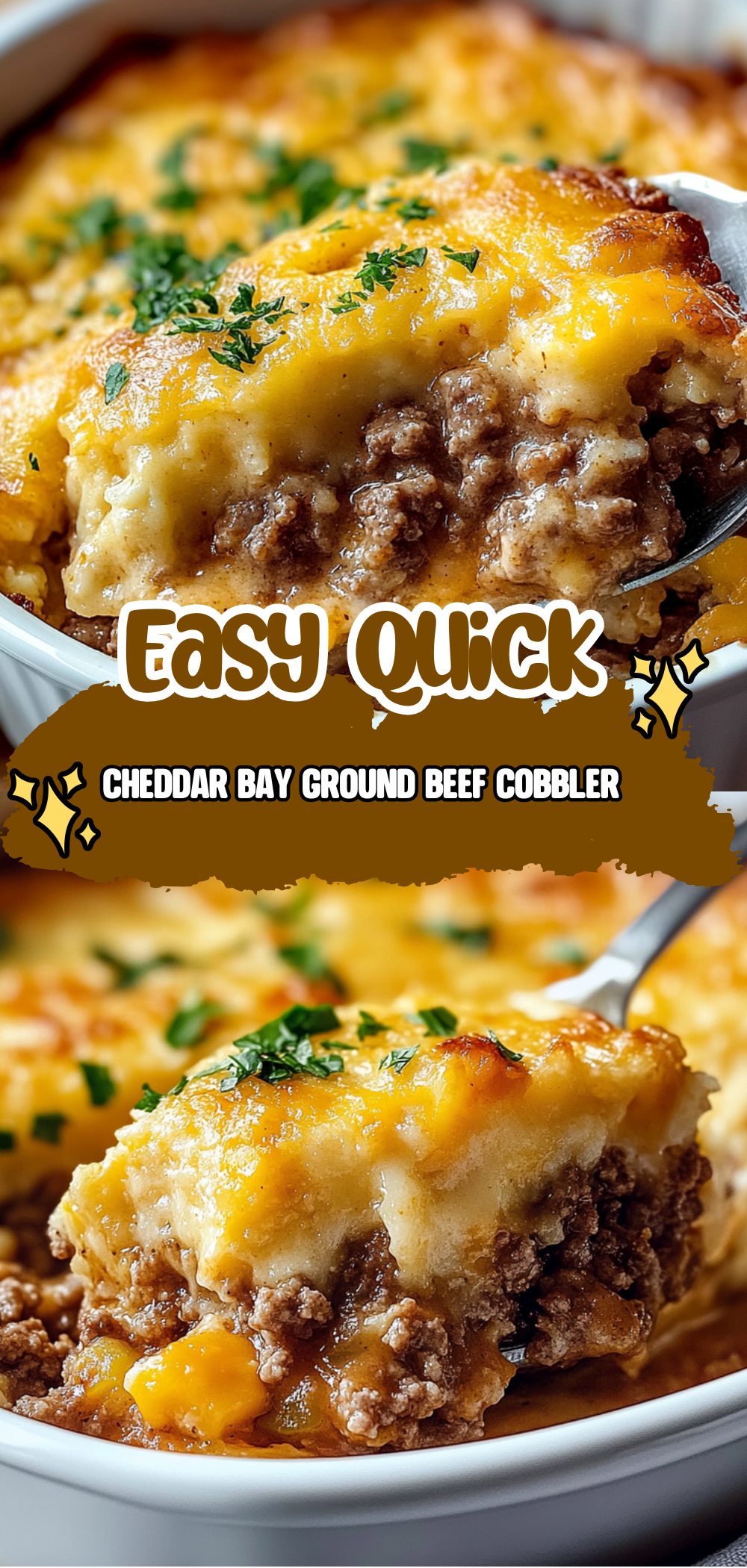 Cheddar Bay Ground Beef Cobbler