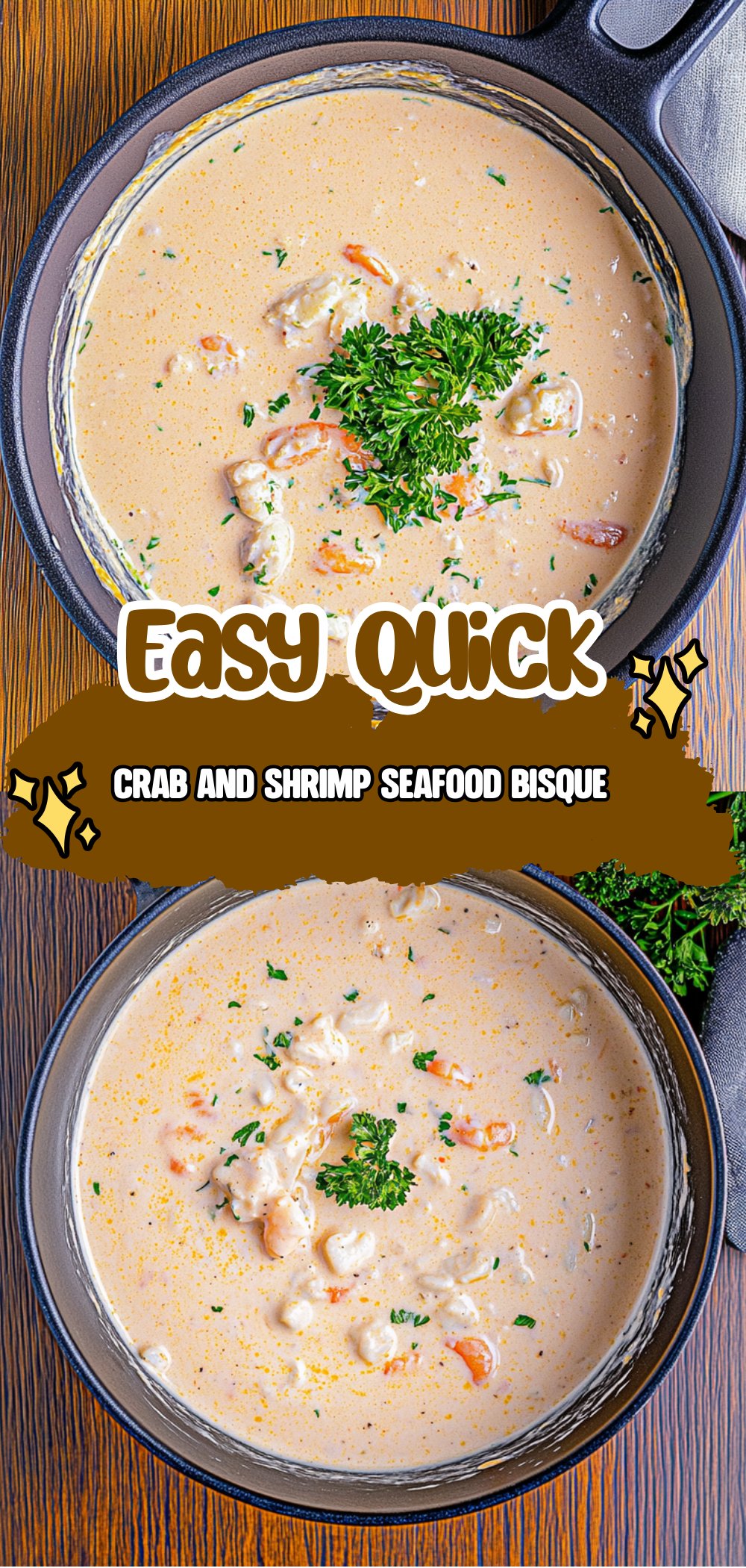 Crab and Shrimp Seafood Bisque