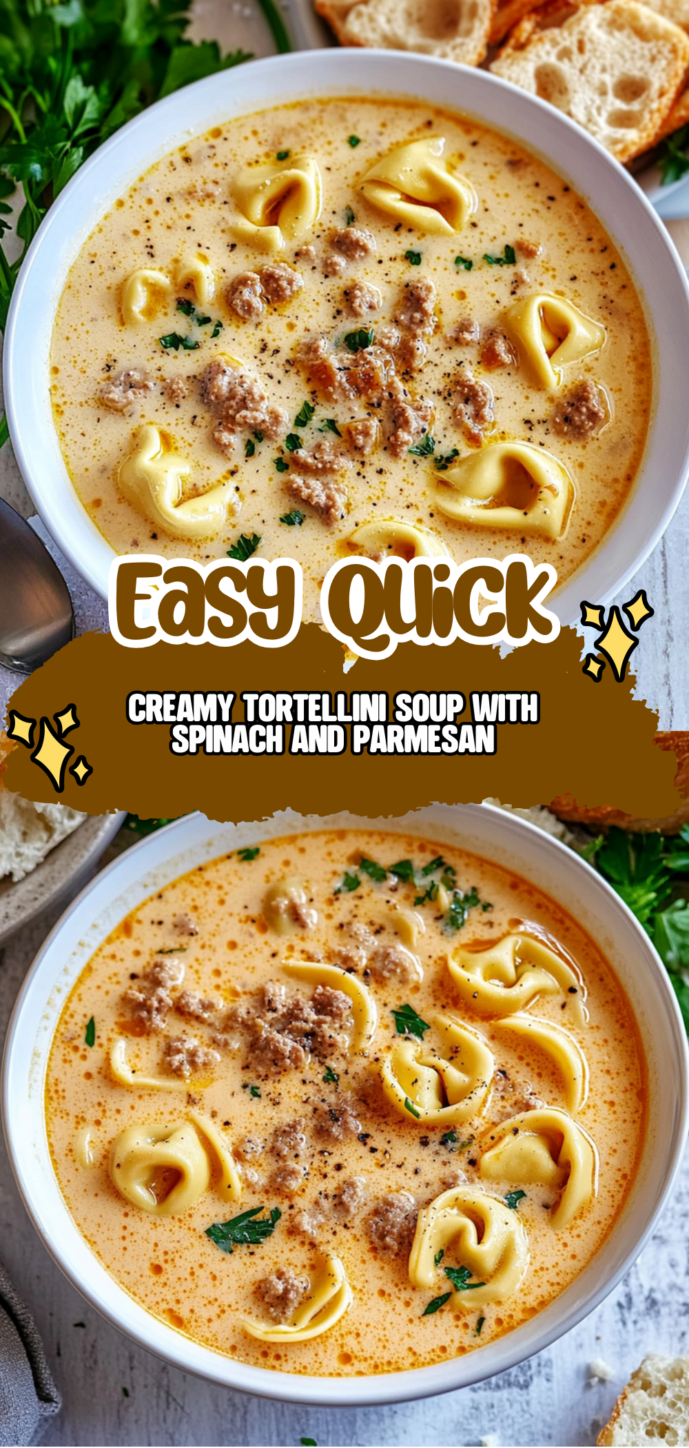 Creamy Tortellini Soup