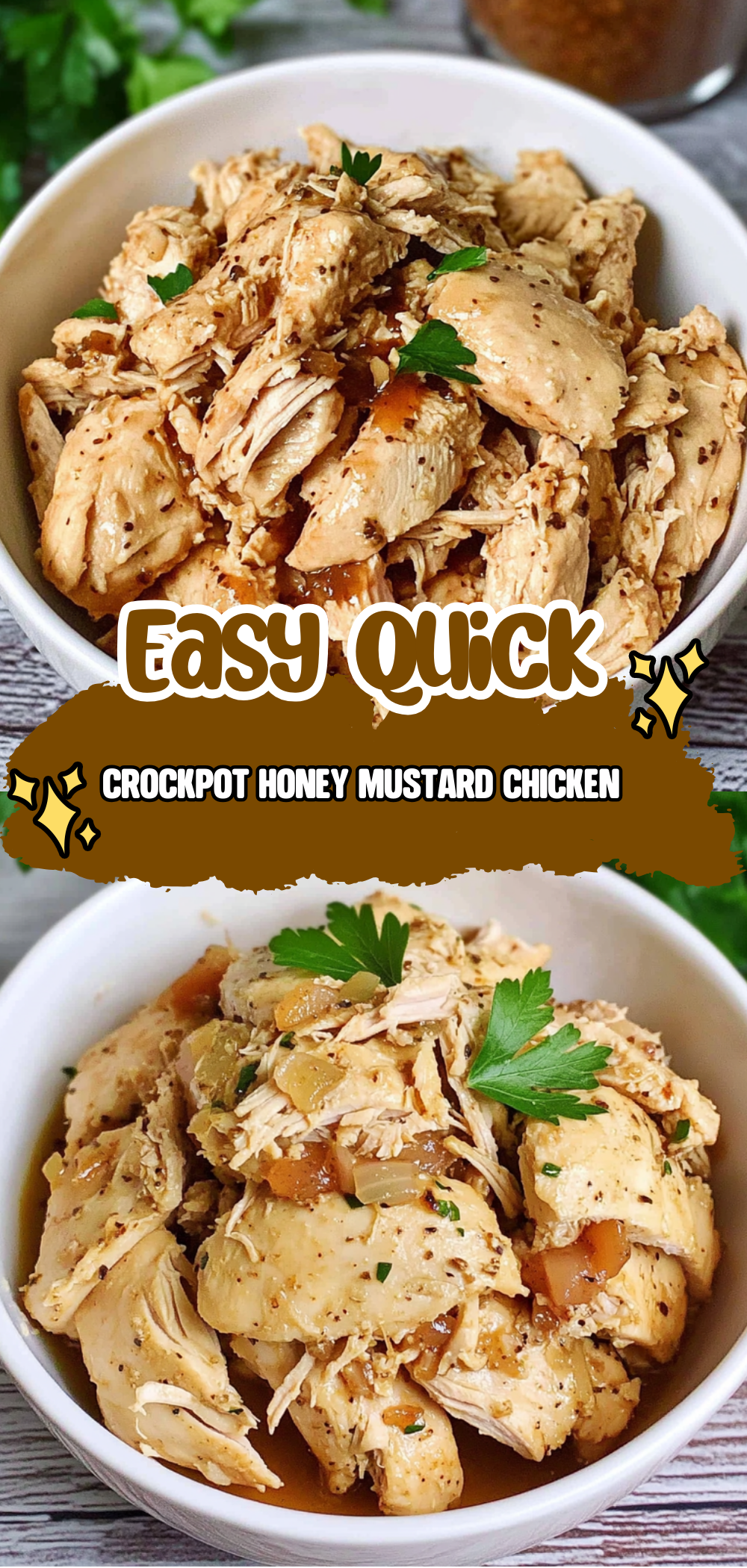Crockpot Honey Mustard Chicken