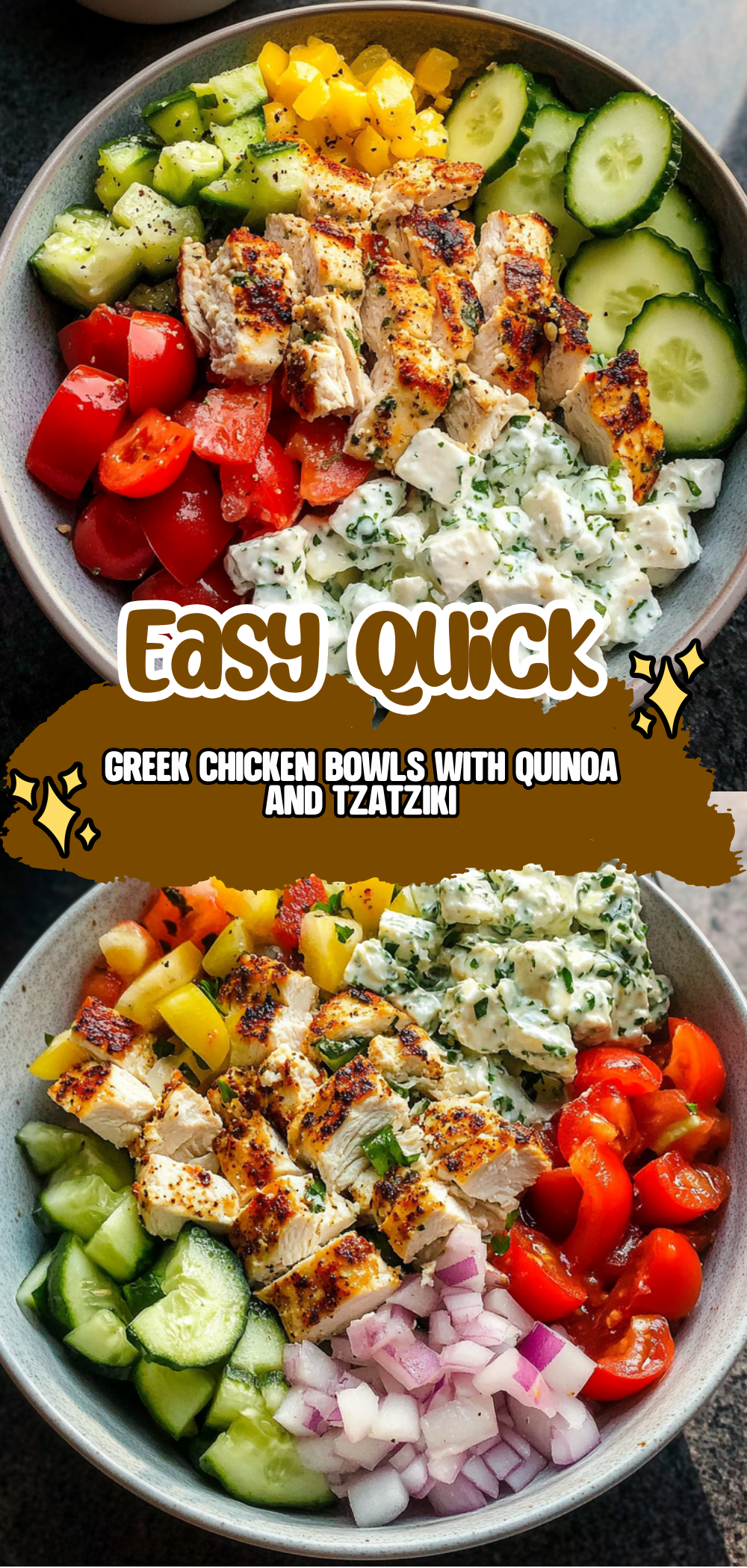 Greek Chicken Bowls