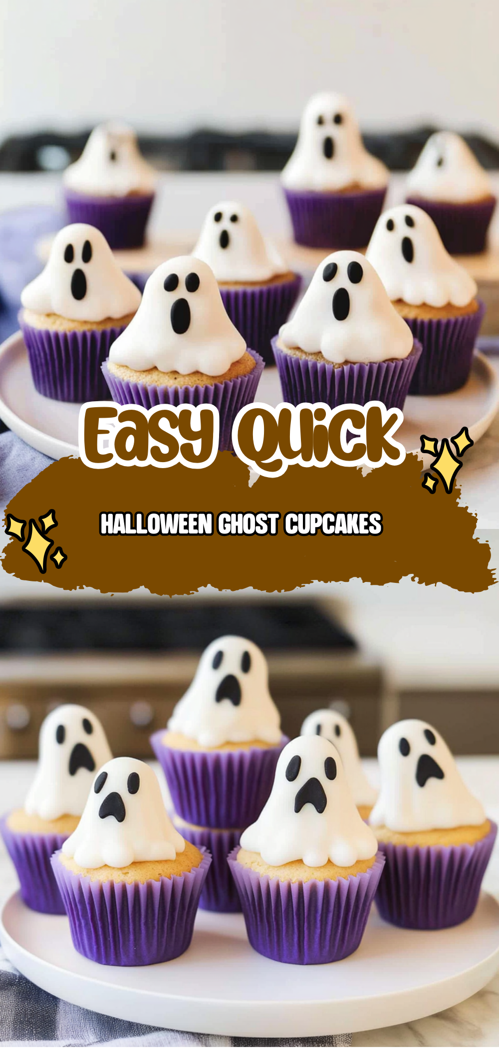 Halloween Ghost Cupcakes