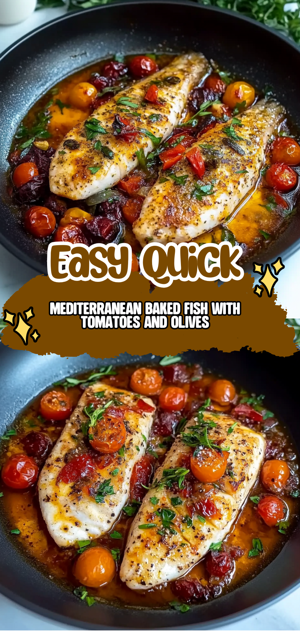 Mediterranean Baked Fish