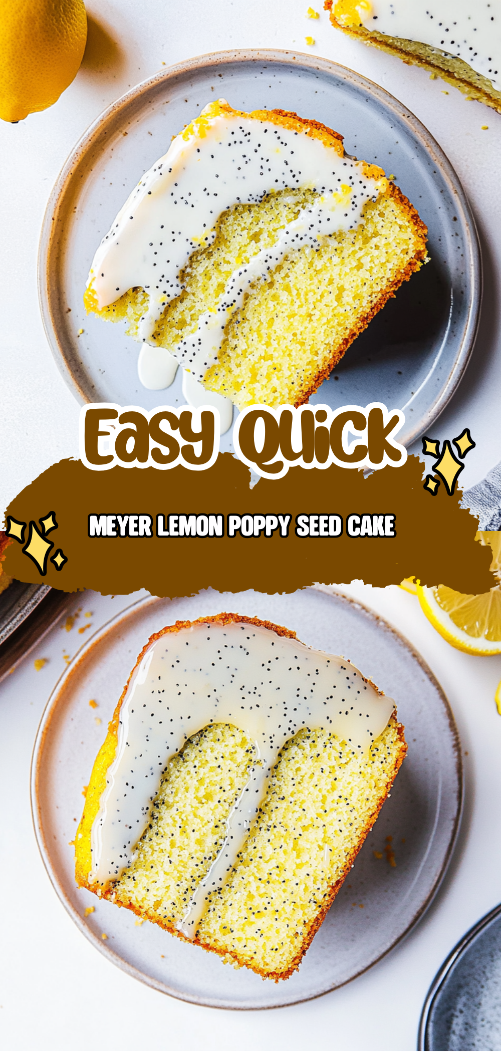 Meyer Lemon Poppy Seed Cake