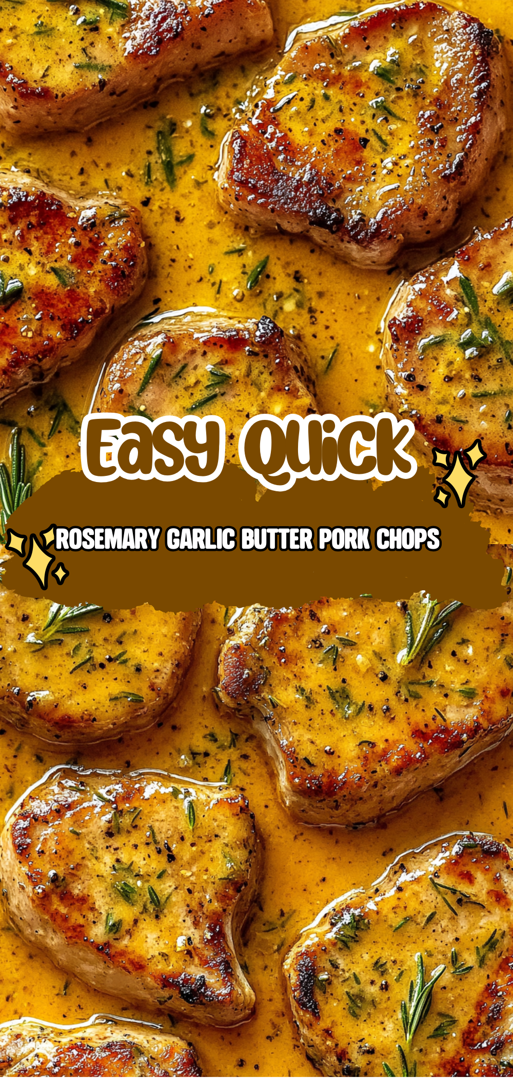 Rosemary Garlic Butter Pork Chops