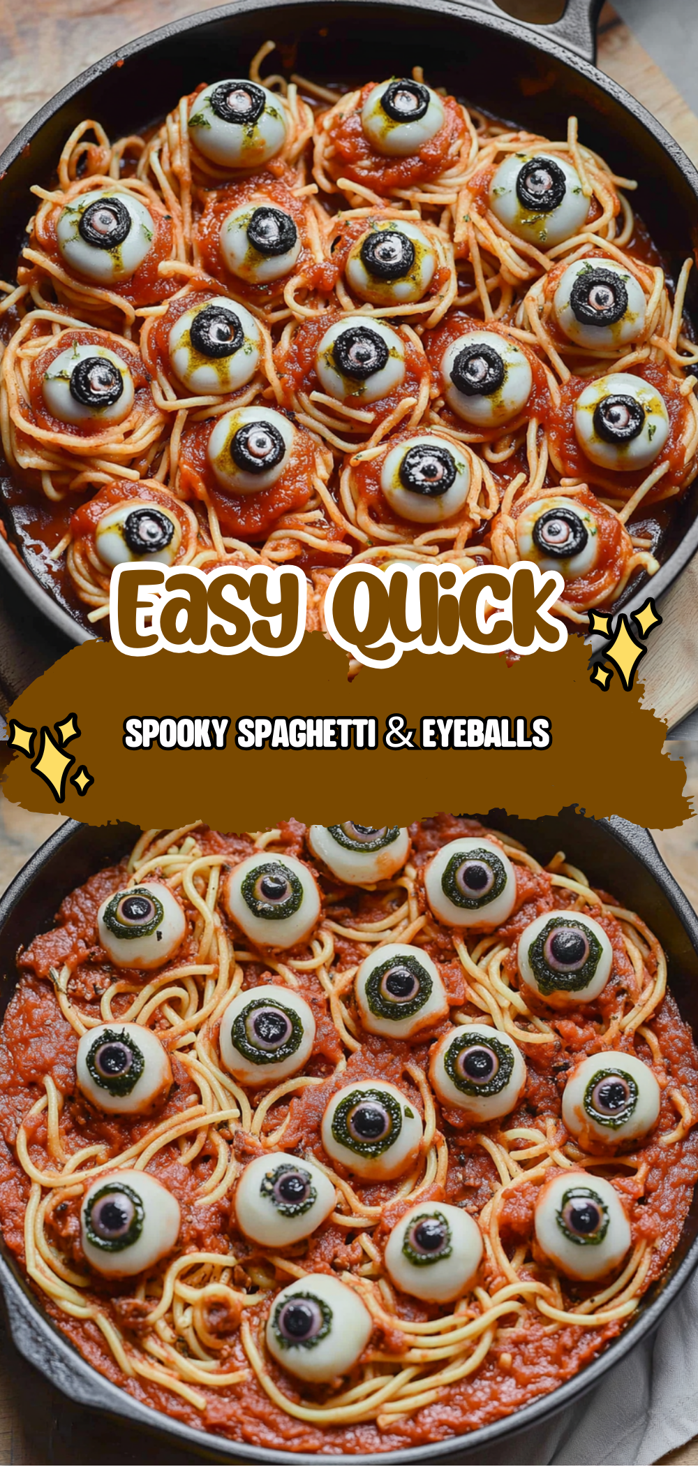 Spooky Spaghetti & Eyeballs