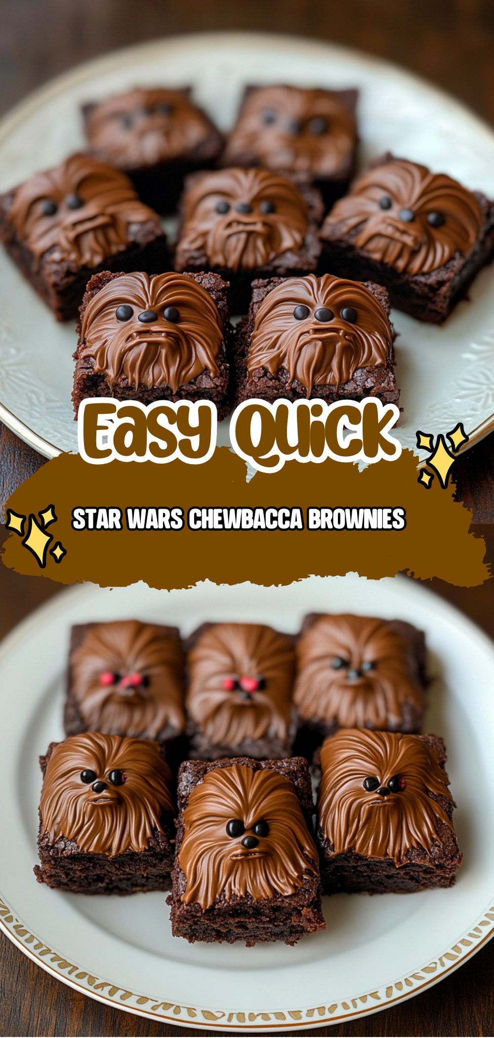 Star Wars Chewbacca Brownies