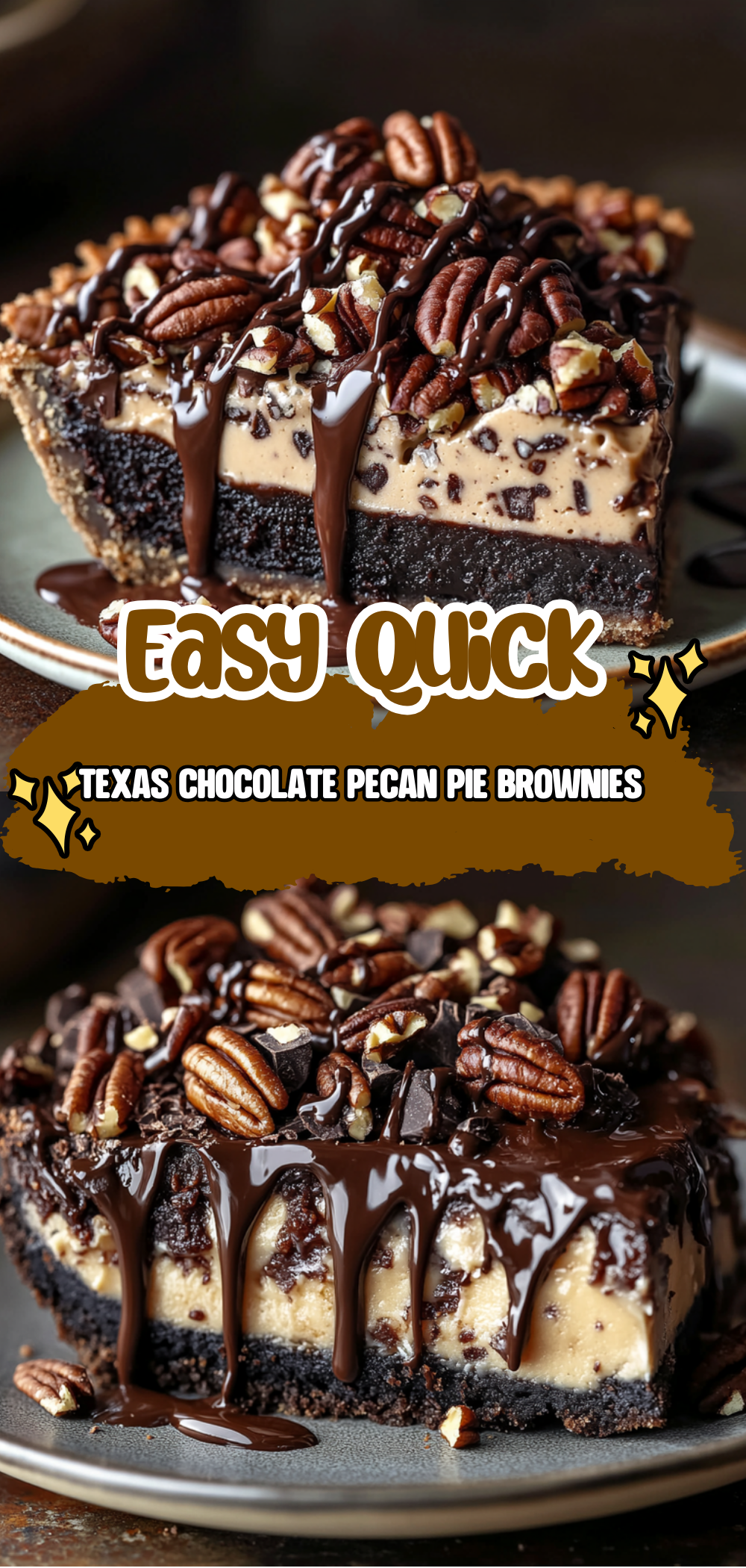 Texas Chocolate Pecan Pie