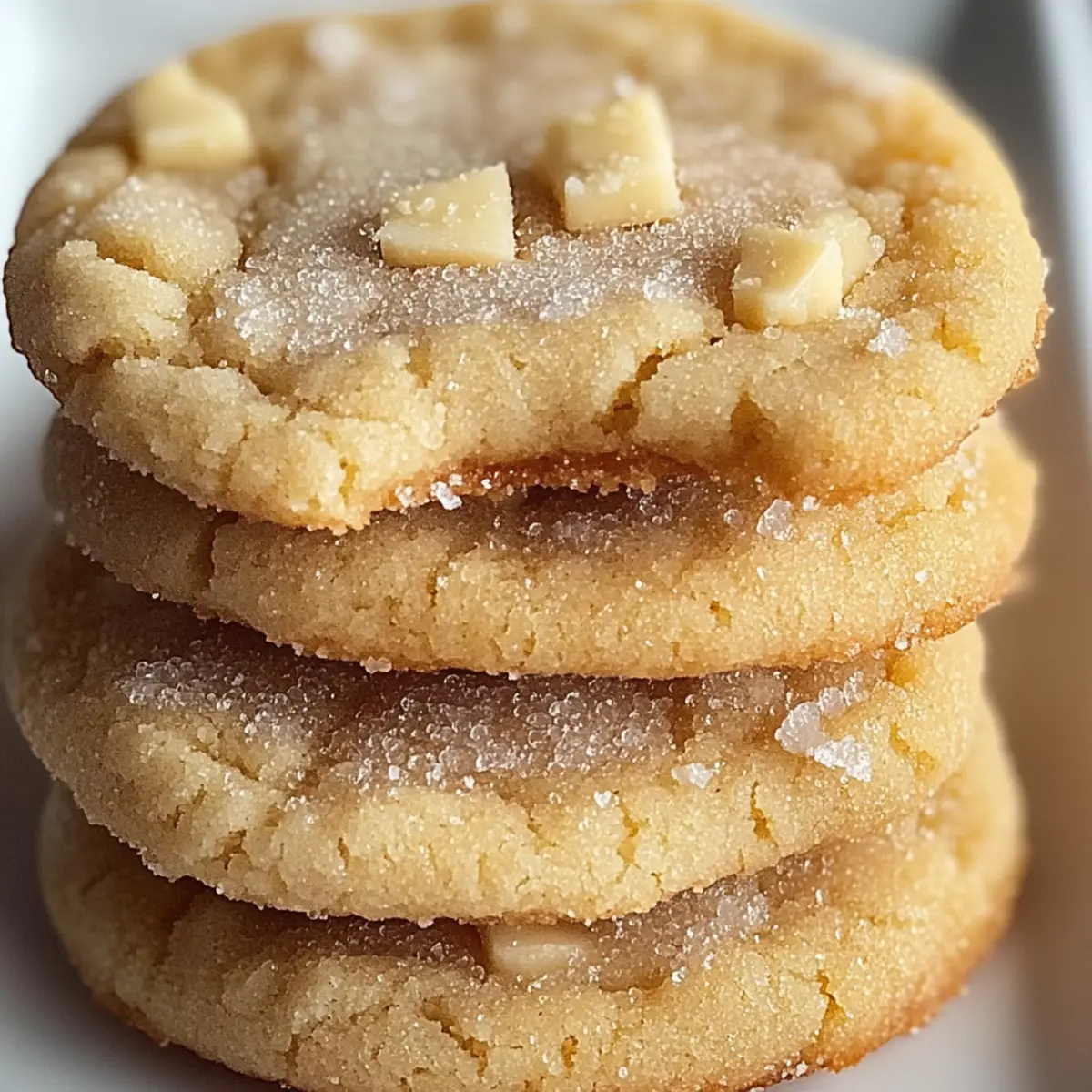 Crinkly Crackly Butter Toffee Sugar Cookies