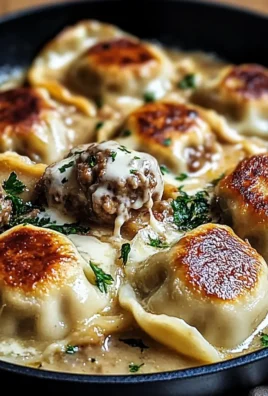 Pierogi and Meatball Skillet