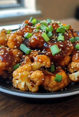 Amazing Sticky Honey Garlic Cauliflower in 5 Steps