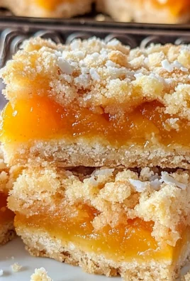 Apricot Coconut Crumble Bars