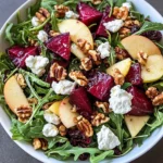 Beet and Goat Cheese Arugula Salad