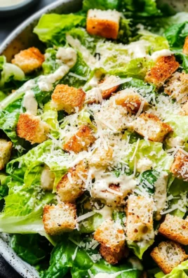 Best Caesar Salad Recipe with Salad Dressing from Scratch