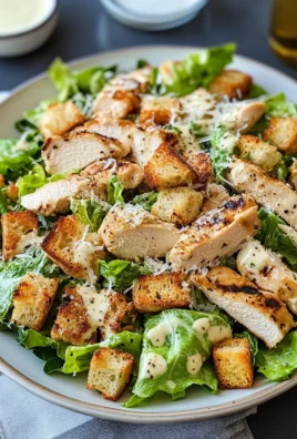 Best Chicken Caesar Salad with Homemade Croutons