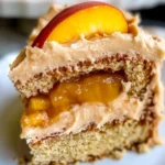 Best Peach Cake with Brown Sugar Frosting