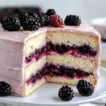 Blackberry Almond Cake