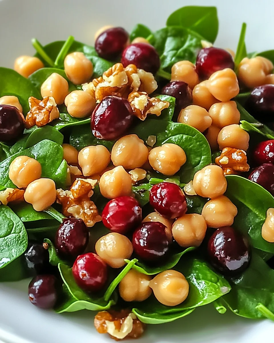 Brighten Your Day with Cranberry Walnut Chickpea Salad Delight