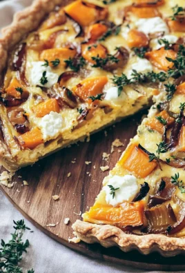 Butternut Squash, Caramelized Onion, and Goat Cheese Quiche