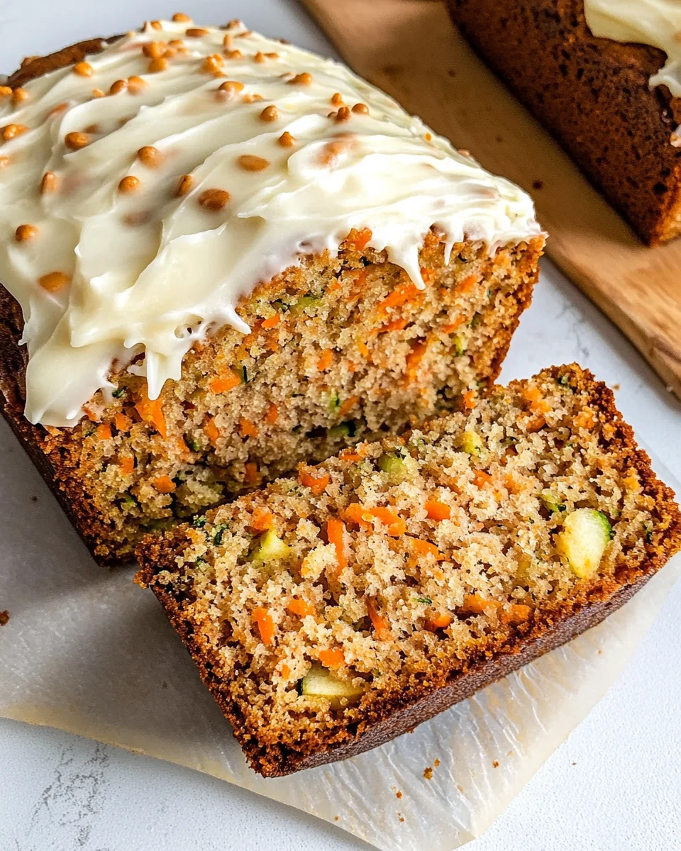 Carrot Apple Zucchini Bread