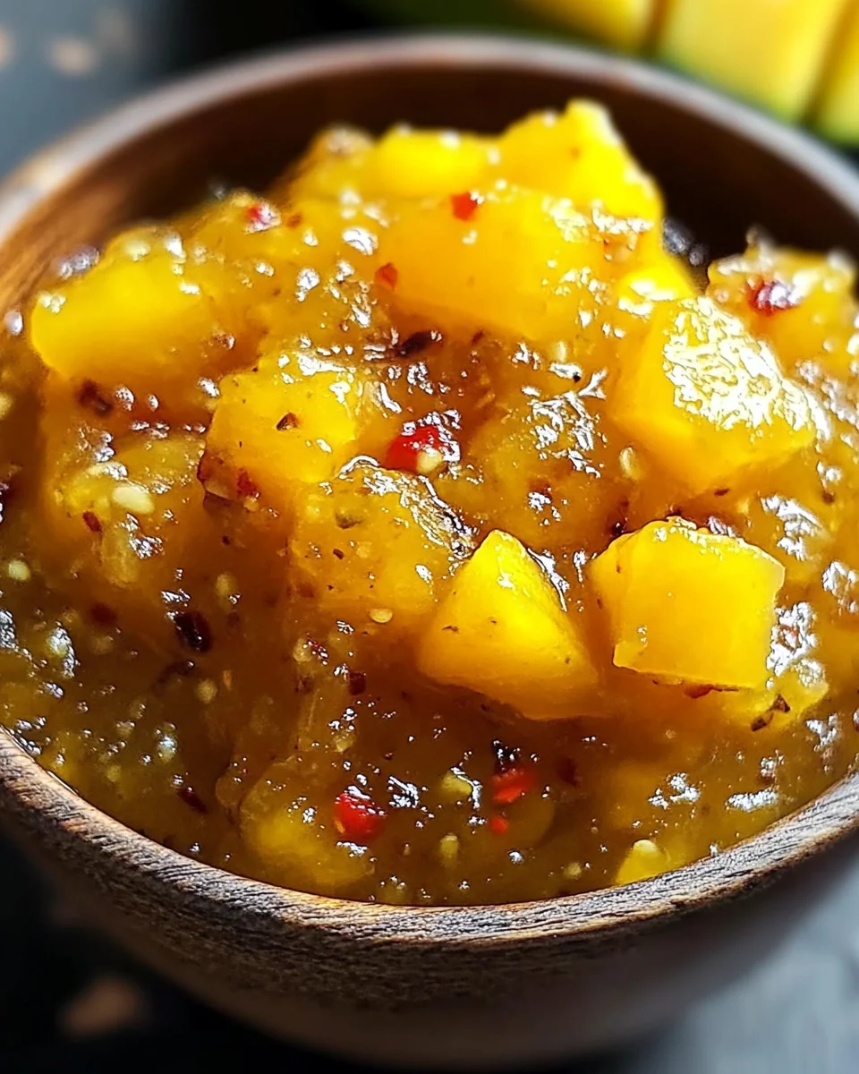 Chunky Mango Jalapeno Jam - Homefoodkitchen