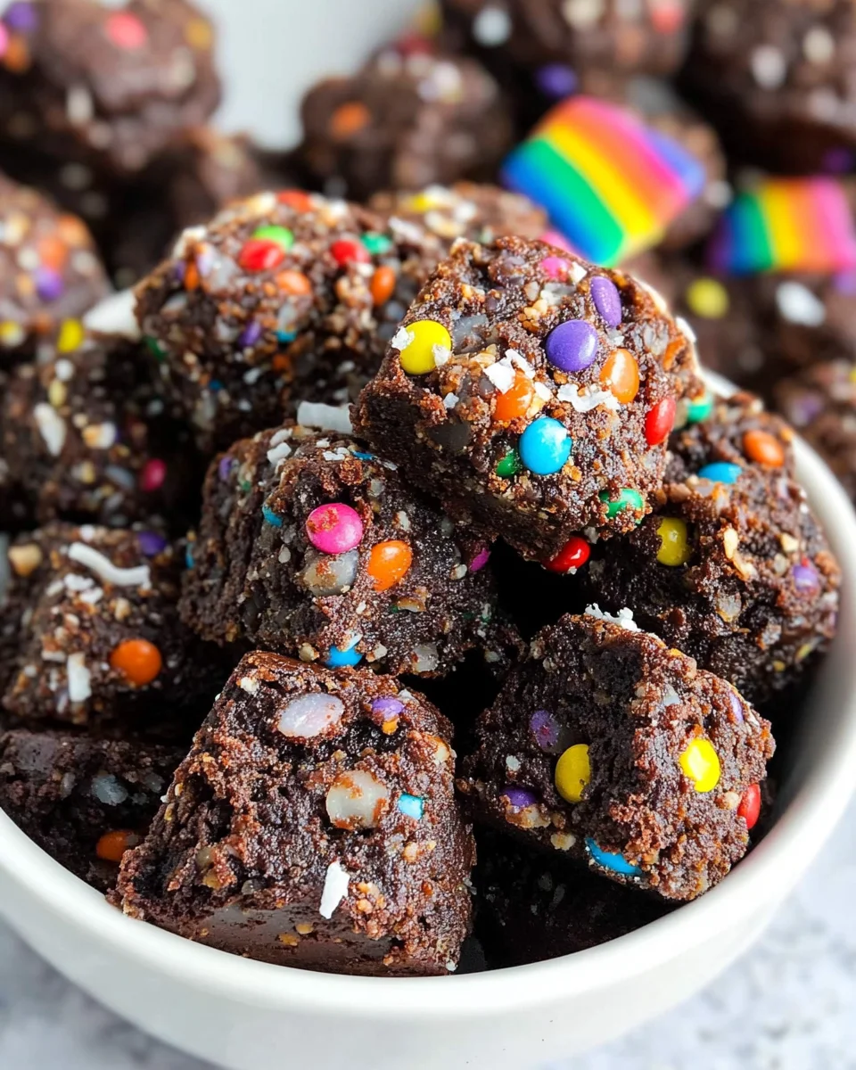 Cosmic Brownie Bites (Healthy & Gluten-Free)