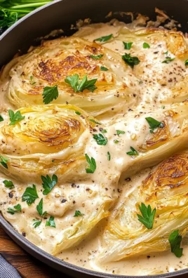 Creamy Garlic Parmesan Cabbage