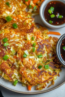 Crispy Vegetable Pancakes with Asian Dipping Sauce