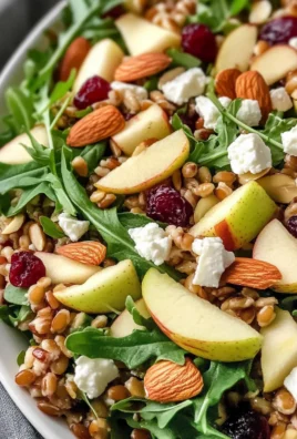 Crunchy Apple Farro Salad