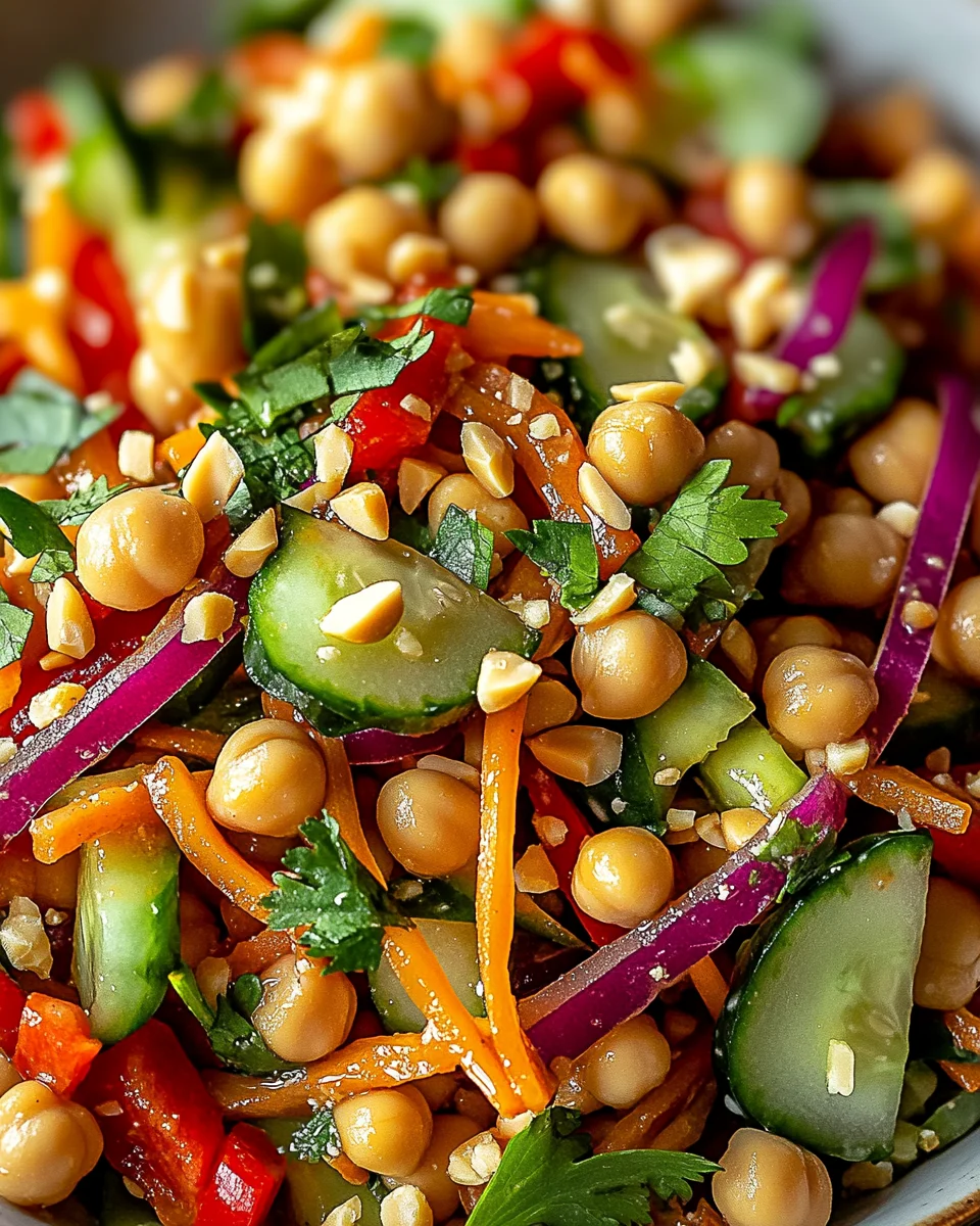 Crunchy Thai Chickpea Salad