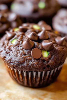 Double Chocolate Zucchini Muffins