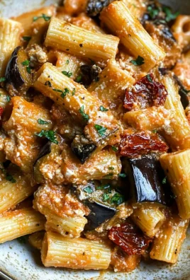 Eggplant and Sun-Dried Tomato Ricotta Pasta