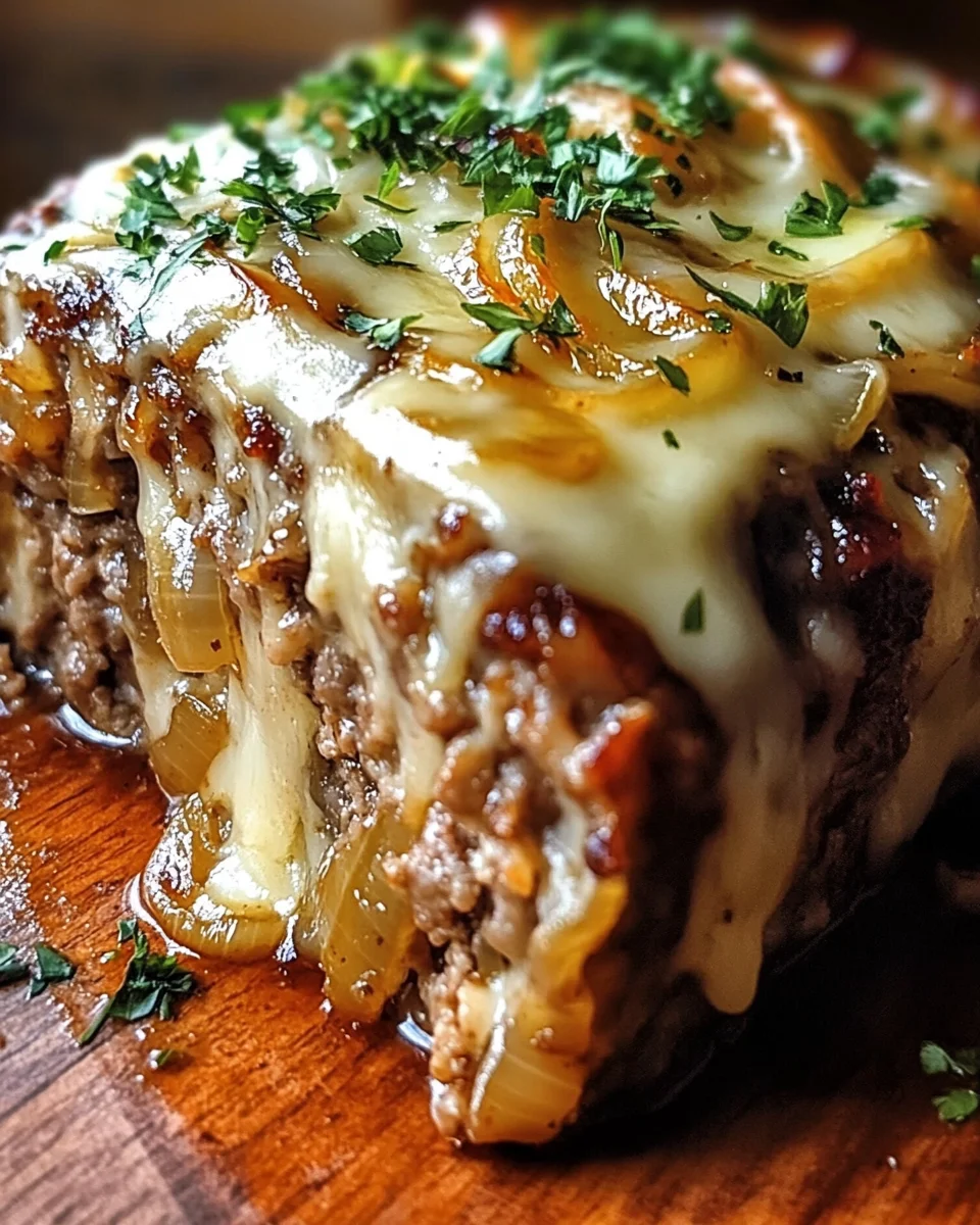 French Onion Meatloaf