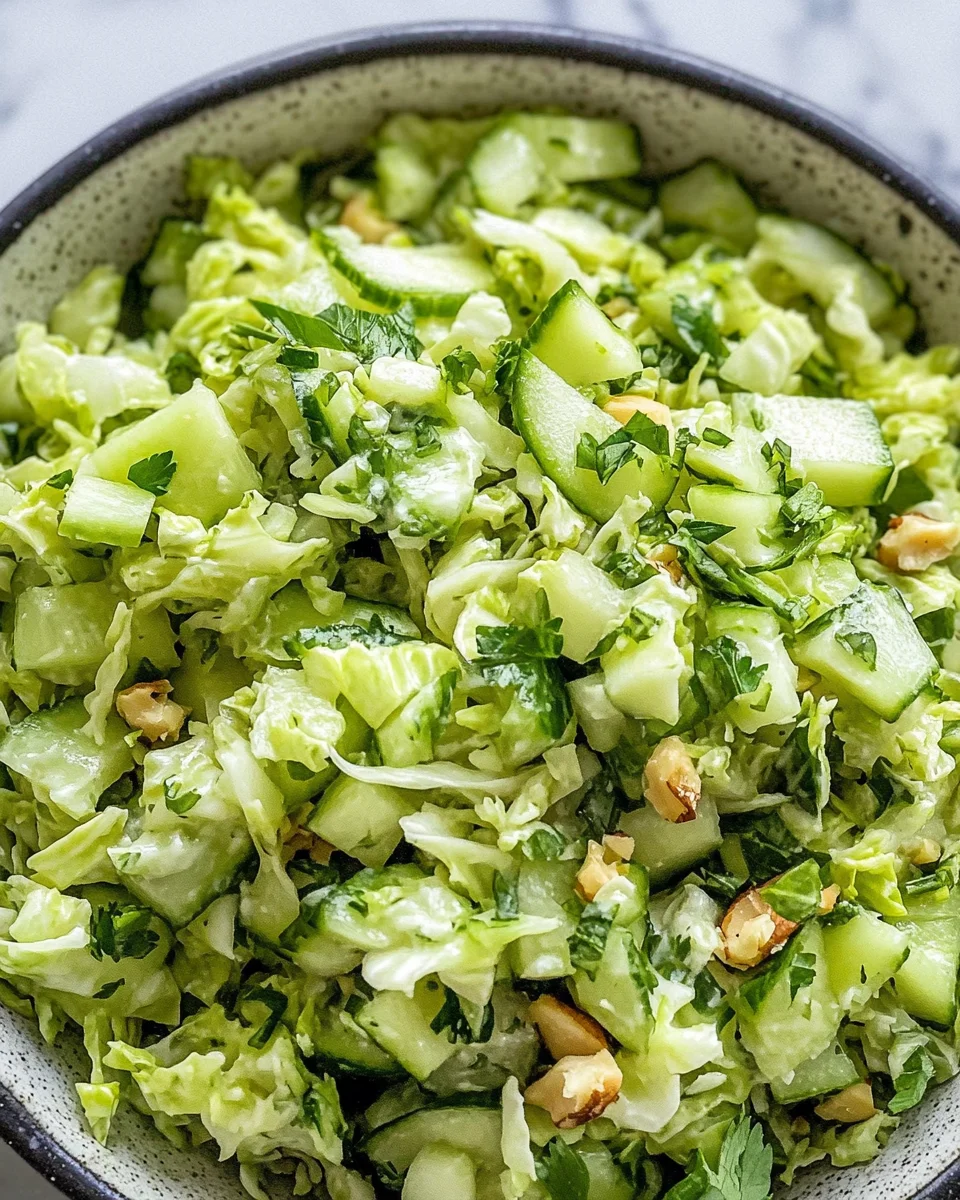 Green Goddess Cabbage Salad