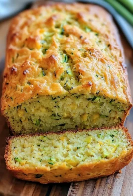 Green Onion Zucchini Cheddar Quick Bread