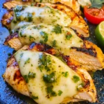Grilled Salsa Verde Chicken with Pepper Jack