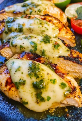 Grilled Salsa Verde Chicken with Pepper Jack