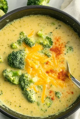 High Protein Broccoli Cheddar Soup